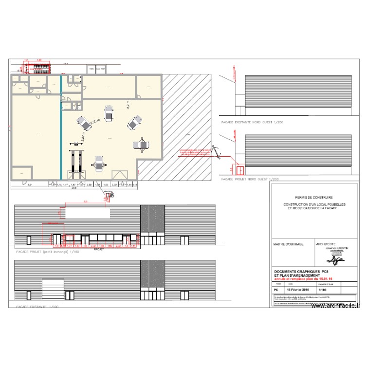 Chamont. Plan de 17 pièces et 733 m2