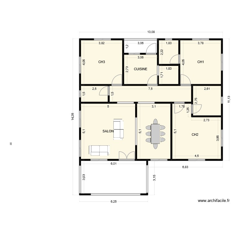 TIAM MAISON 3. Plan de 0 pièce et 0 m2