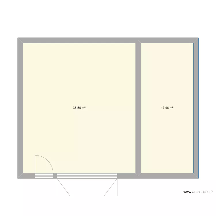 garage piscine. Plan de 