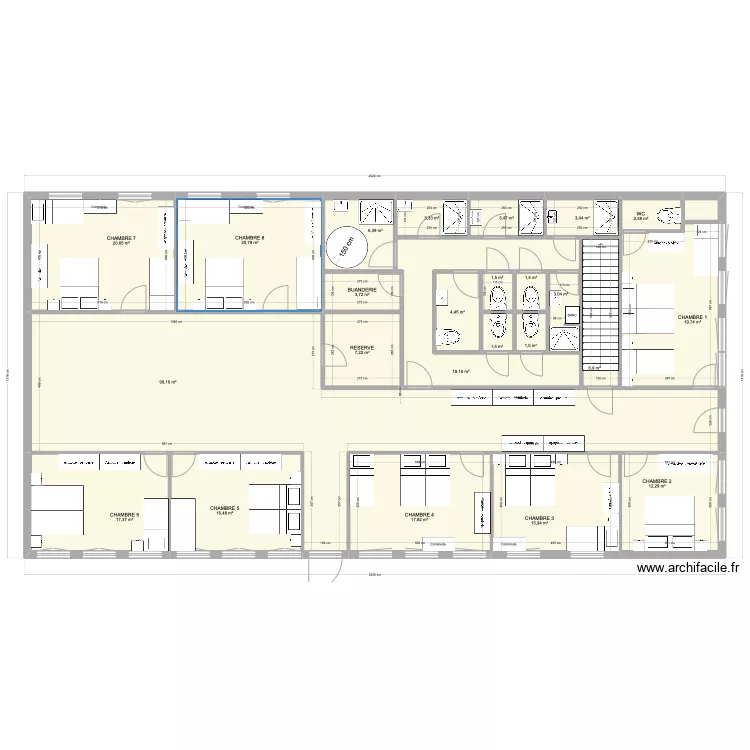 Petit atelier Gite V2. Plan de 