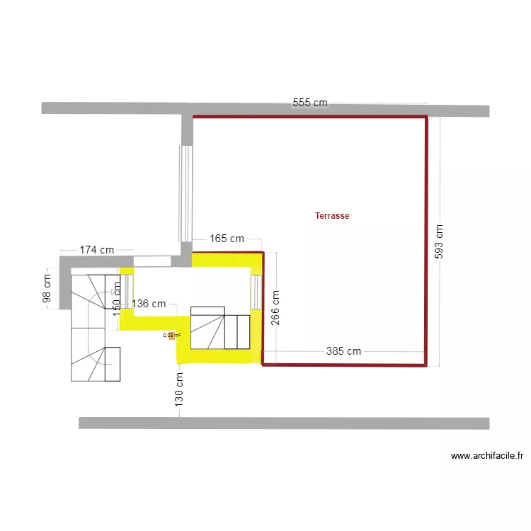 Projet 3 Molenbeek terrasse &agrave; 130cm 5.11.24 v3.4. Plan de 