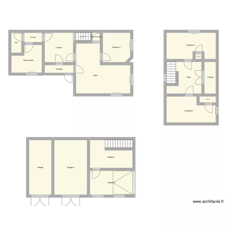 SAINT DENIS LES SENS. Plan de 18 pièces et 152 m²