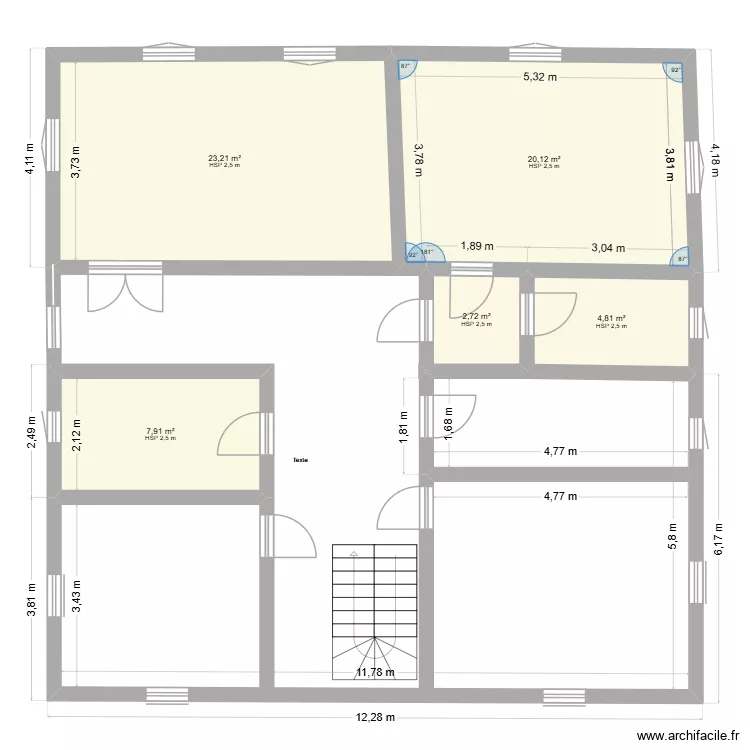 Maison Est. Plan de 5 et 59 m² Maison Est. Plan de 5 et 59 m²