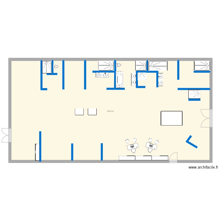 Salle d'exposition. Plan de 0 pièce et 0 m2