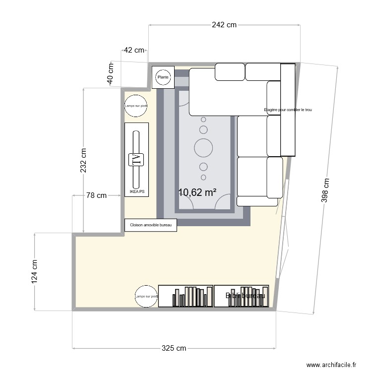ami. Plan de 0 pièce et 0 m2
