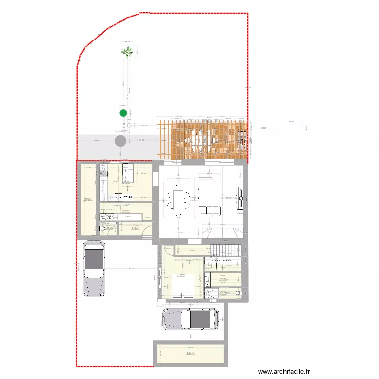 Bondigoux pr&eacute;server espace vert . Plan de 