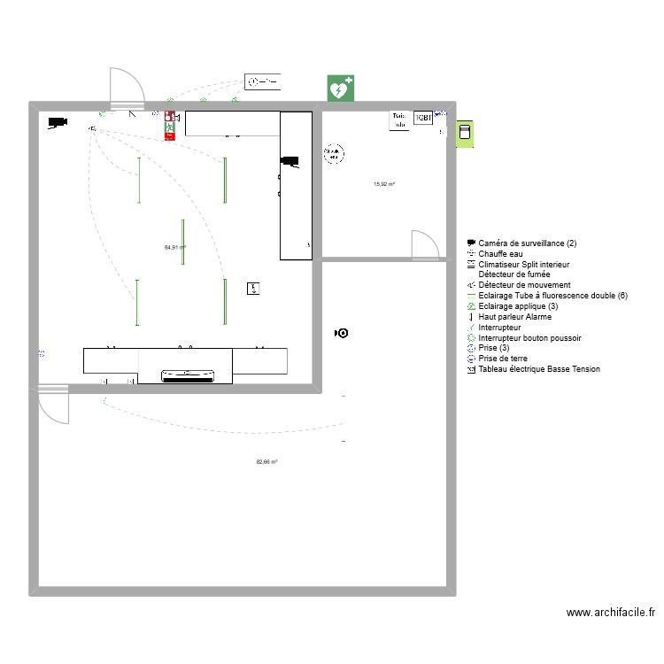 Casier St Sauveur. Plan de 0 pièce et 0 m2