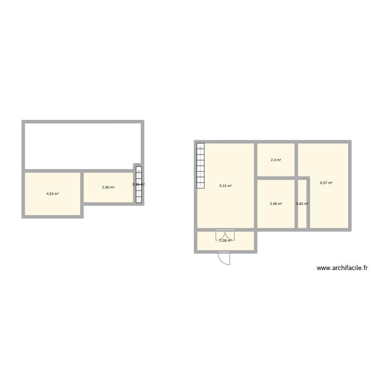 maison. Plan de 0 pièce et 0 m2
