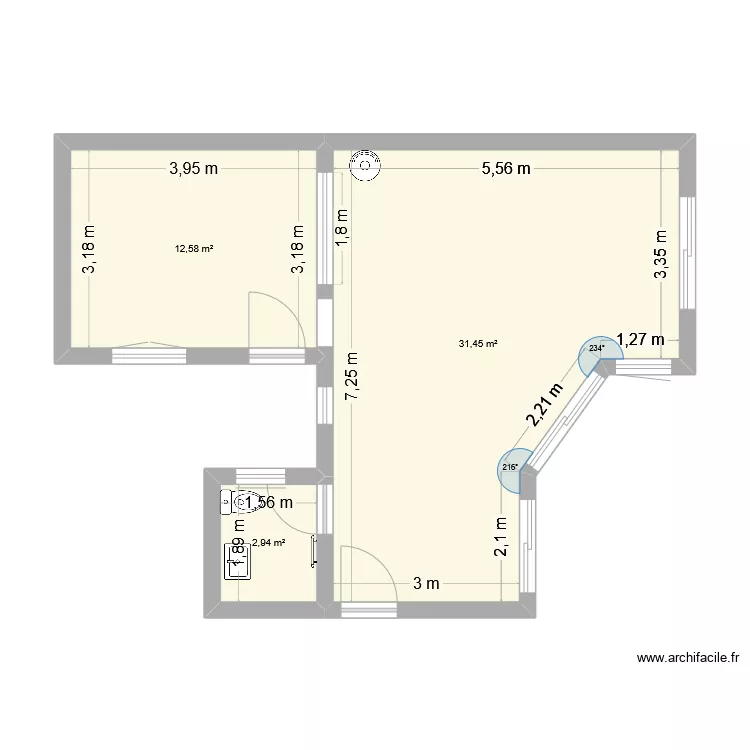 Plan 4 mochee. Plan de 