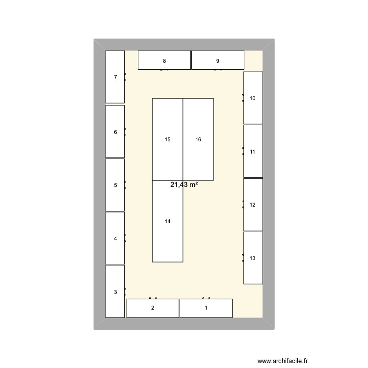 Réserve. Plan de 0 pièce et 0 m2