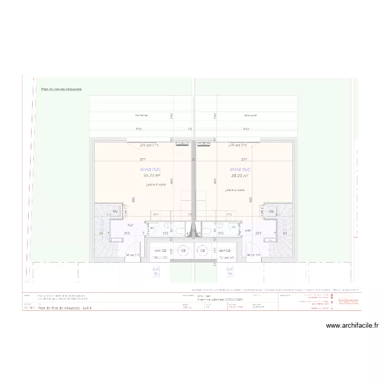 Lot 4 sorbo rdc 4. Plan de Lot 4 sorbo rdc 4. Plan de