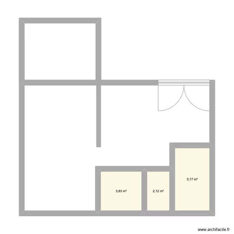Plan labo test. Plan de 3 Pièces et 11 m² Plan labo test. Plan de 3 Pièces et 11 m²