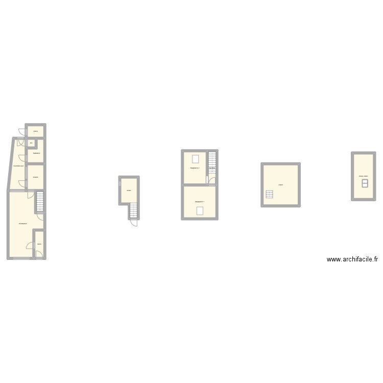 DS27. Plan de 15 pièces et 127 m2