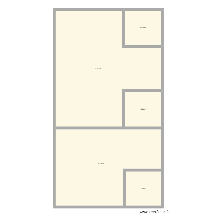 plan de l\'atelier. Plan de 5 pièces et 239 m2