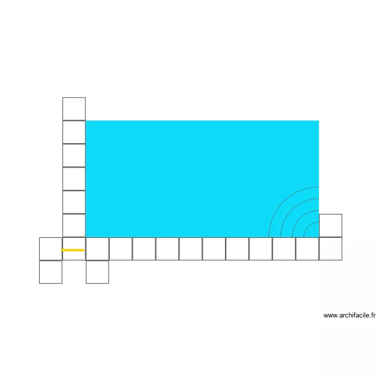 CALEPINAGE DALLES PISCINE. Plan de CALEPINAGE DALLES PISCINE. Plan de