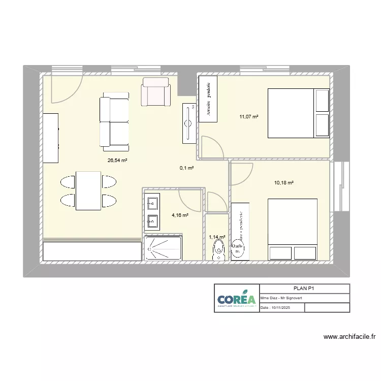 PLAN AMELIE P2. Plan de PLAN AMELIE P2. Plan de