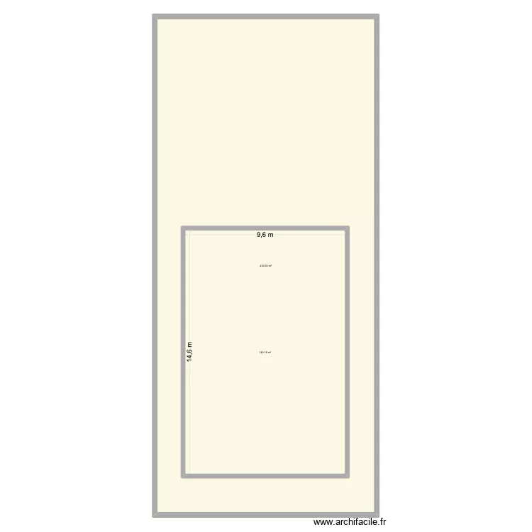 CDRC. Plan de 2  et 524 m²