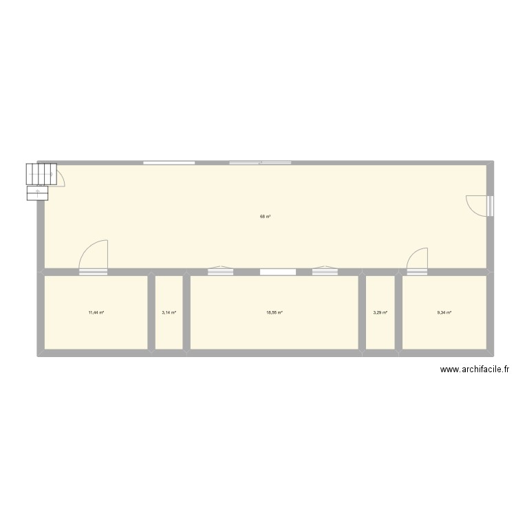 kerbu verabndas. Plan de 0 pièce et 0 m2