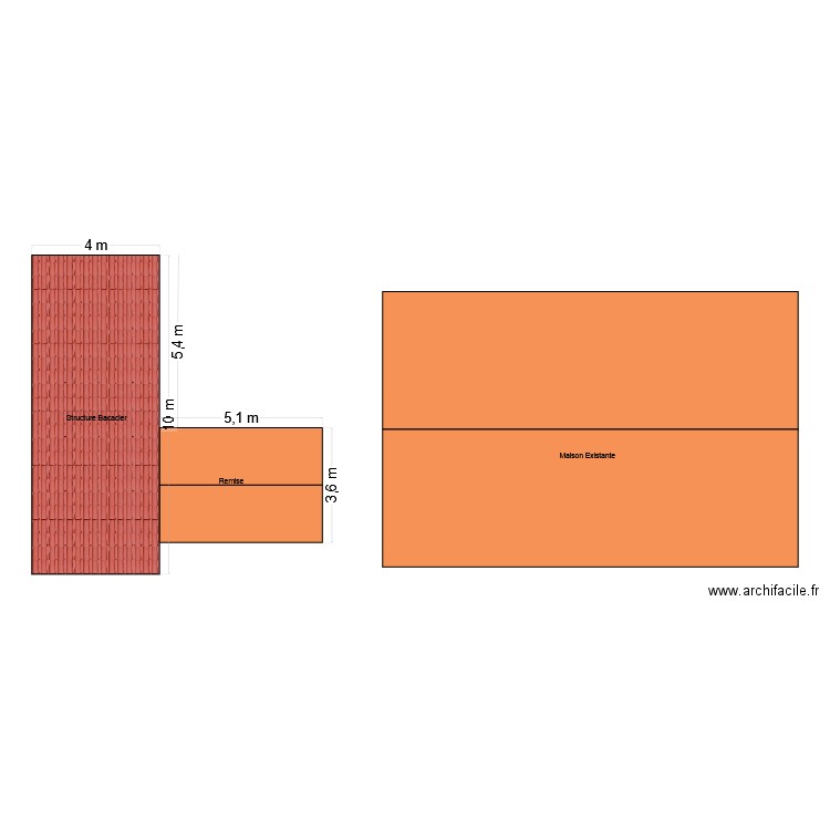 carport. Plan de 0 pièce et 0 m2