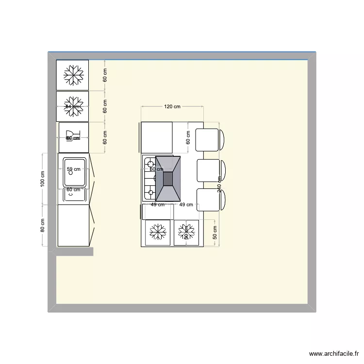 CUISINE ROBERT. Plan de CUISINE ROBERT. Plan de