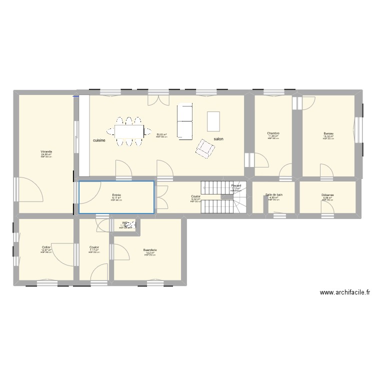 33 route des galubes modifié SDB 4 WC BAS 3. Plan de 21 pièces et 352 m2