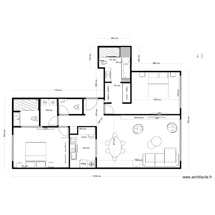lucas. Plan de 7  et 85 m²