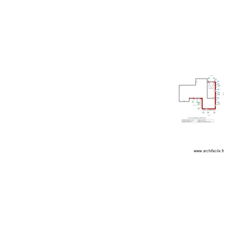 orts. Plan de 2 pièces et 67 m2