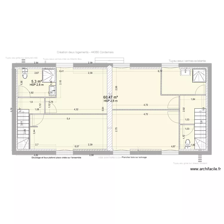 essai 4 plan plomberie. Plan de 