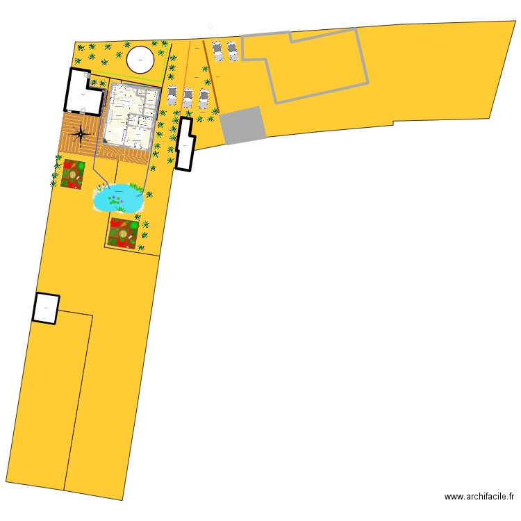 Projet Saint-Julien-de -Jonzy. Plan de 9 pièces et 199 m2