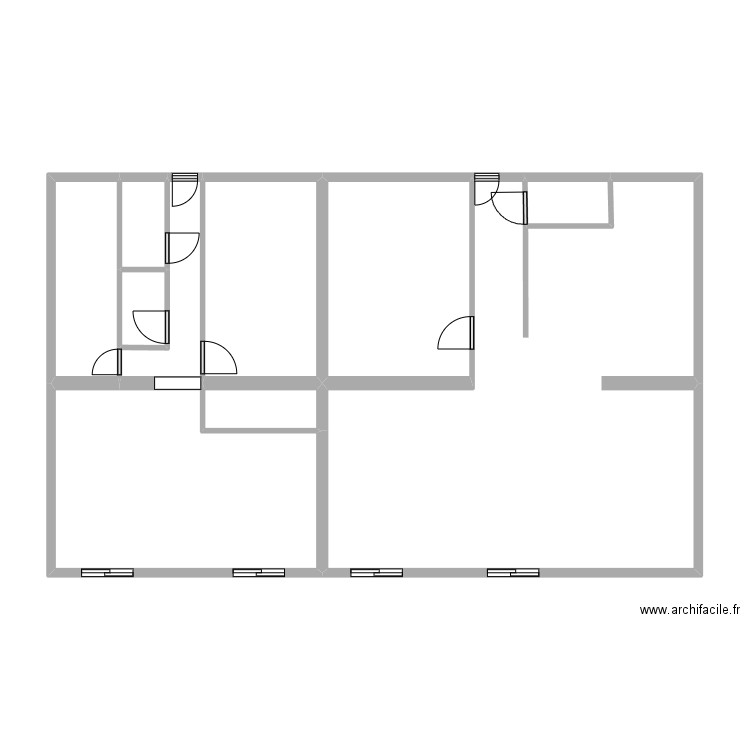 Carqueiranne projet. Plan de 10 pièces et 88 m2