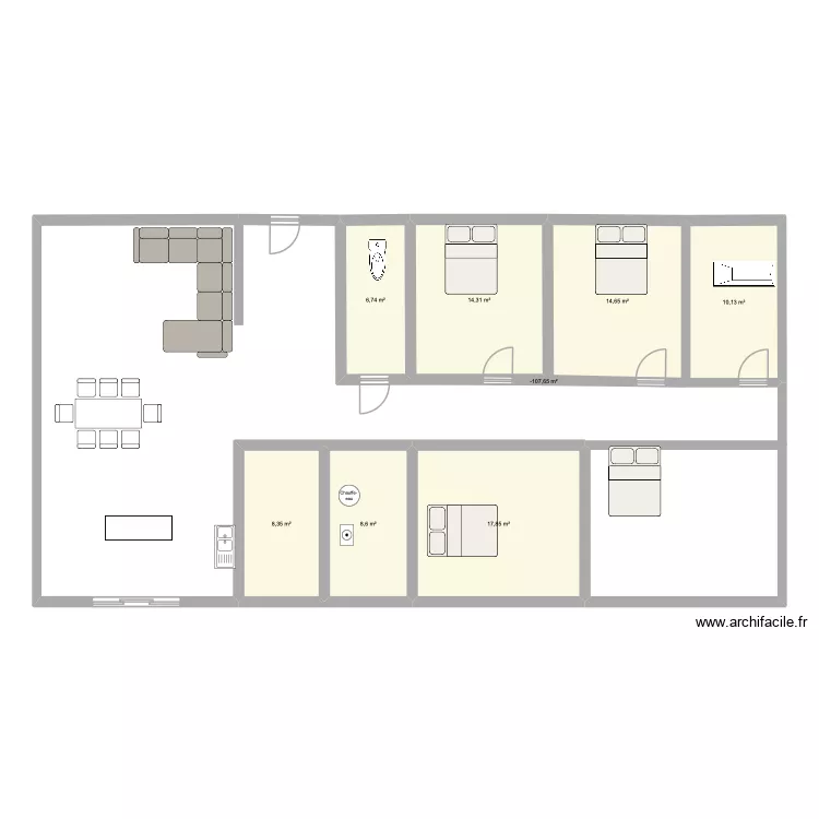 maison. Plan de 8 et 82 m² maison. Plan de 8 et 82 m²