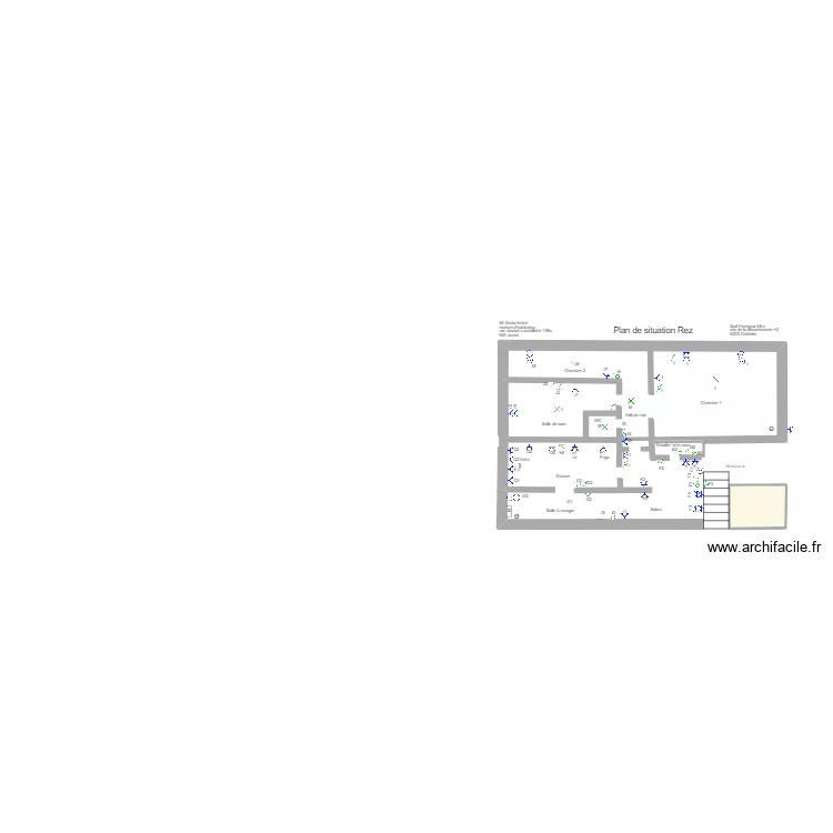MAISON. Plan de 