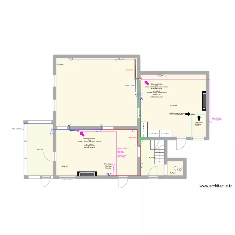 sonnac RDC Prise. Plan de sonnac RDC Prise. Plan de