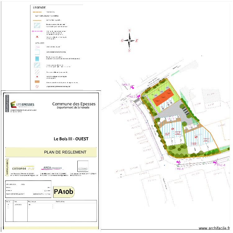 Les Epesses - Le Bois 3 - LLS Ouest - 3T4?. Plan de 0 pièce et 0 m2