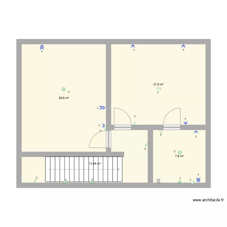 PLAN grenier soignies. Plan de 4 et 67 m² PLAN grenier soignies. Plan de 4 et 67 m²