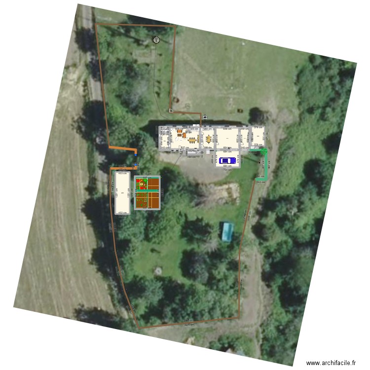 Plan de masse Nervaux. Plan de 0 pièce et 0 m2