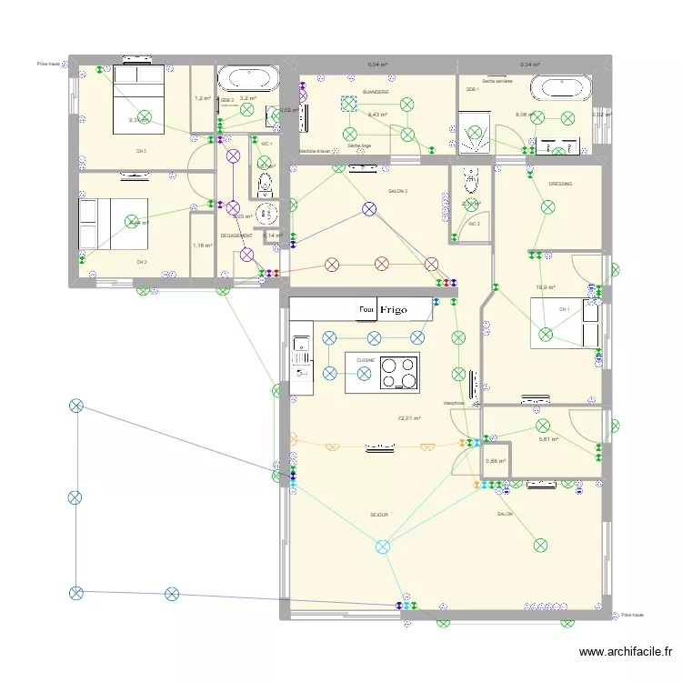 MATTHIEU BRINDEAU ELEC. Plan de 