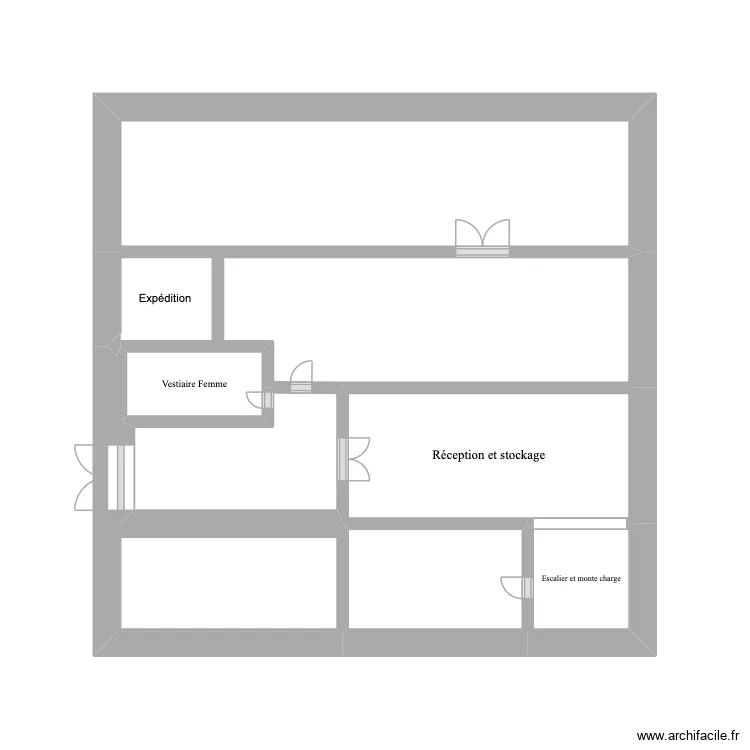 Cuisine Centrale - Sous Sol. Plan de 9 et 20 m² Cuisine Centrale - Sous Sol. Plan de 9 et 20 m²