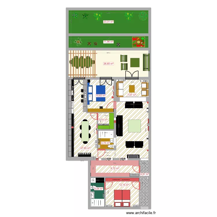 131 POMPE 32. Plan de 12 et 166 m² 131 POMPE 32. Plan de 12 et 166 m²
