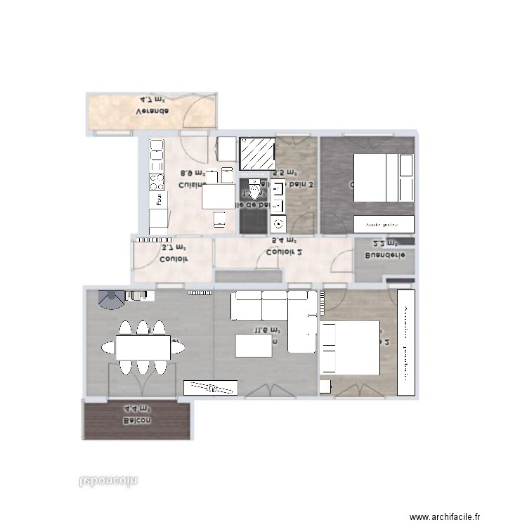 loutraz. Plan de 0 pièce et 0 m2