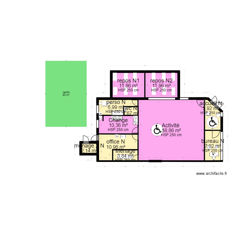 LA VALETTE 1. Plan de 0 pièce et 0 m2