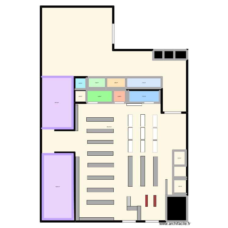 promocash. Plan de 0 pièce et 0 m2