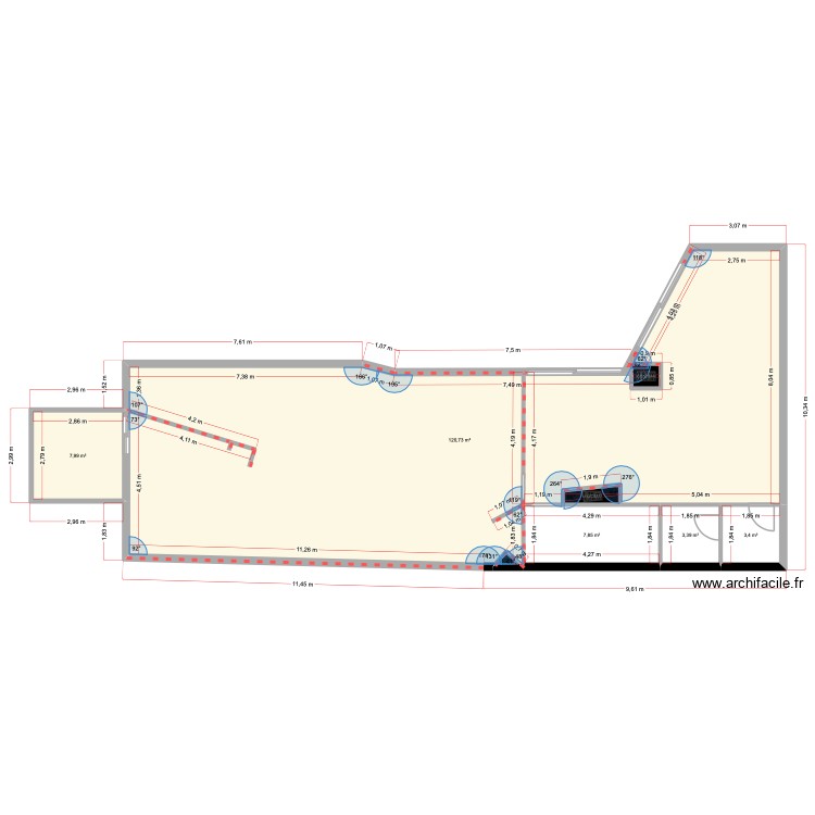 plan Rachid. Plan de 0 pièce et 0 m2