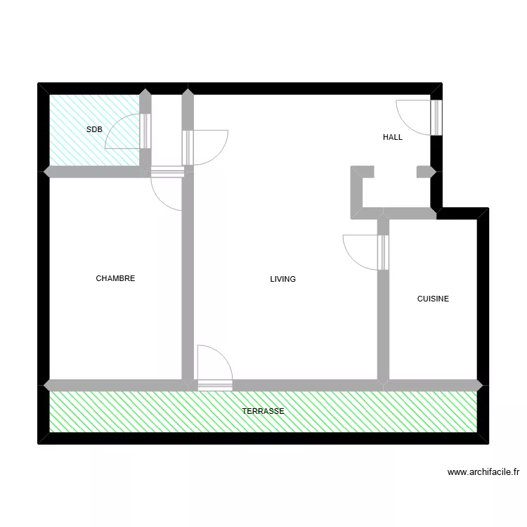 NIVELLES 176. Plan de 