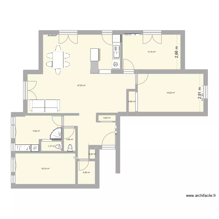 FONTAINE. Plan de 11 et 99 m² FONTAINE. Plan de 11 et 99 m²