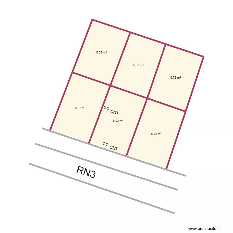 parcelle claude rumonge. Plan de 