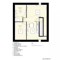 Plan combles grange électricien