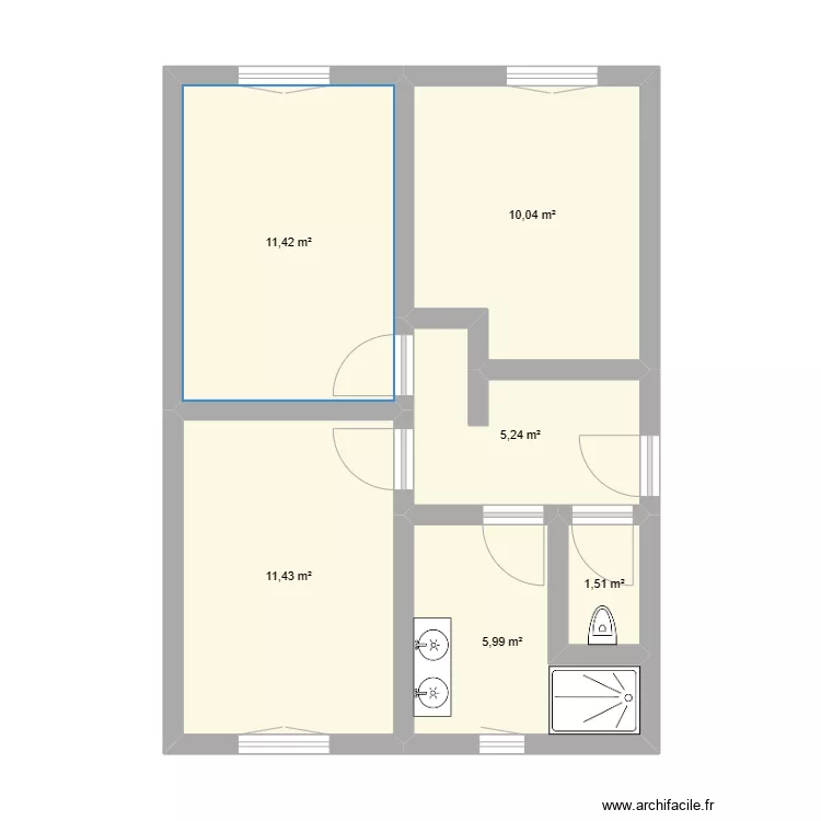 Extension de maison 2. Plan de 