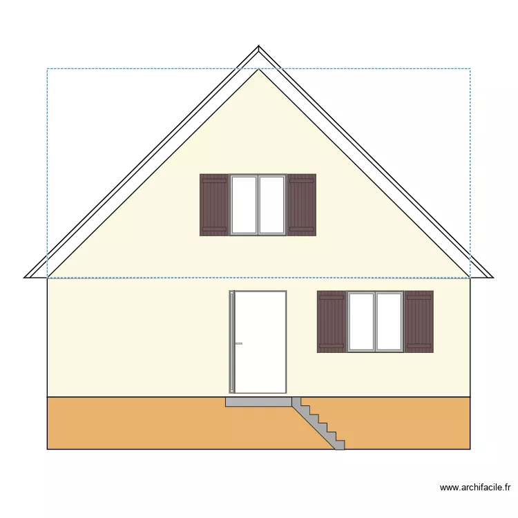 Façade initial est. Plan de Façade initial est. Plan de