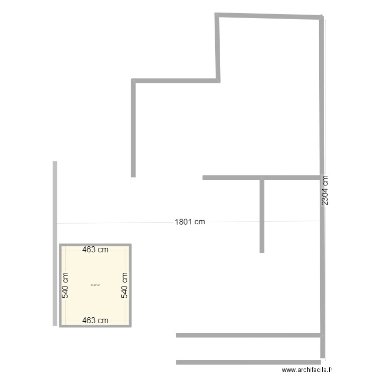 PLAN 3 ST LUNAIRE. Plan de 1 pièce et 25 m2